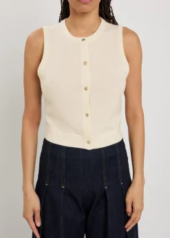Loly cashmere-blend vest