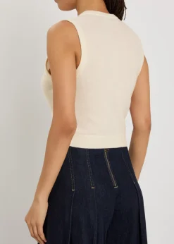 Loly cashmere-blend vest