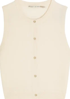 Loly cashmere-blend vest