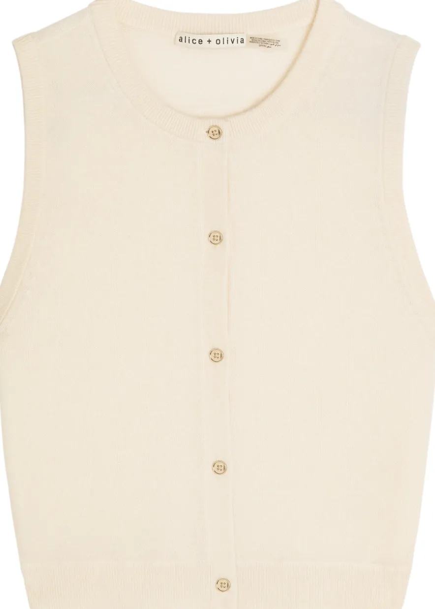 Loly cashmere-blend vest