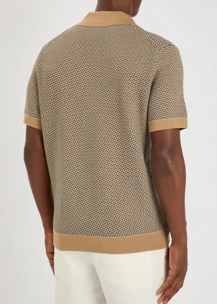 Lomare jacquard cotton shirt