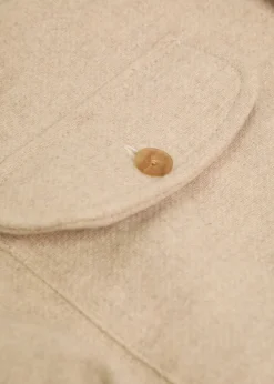 Lomond wool-blend overshirt