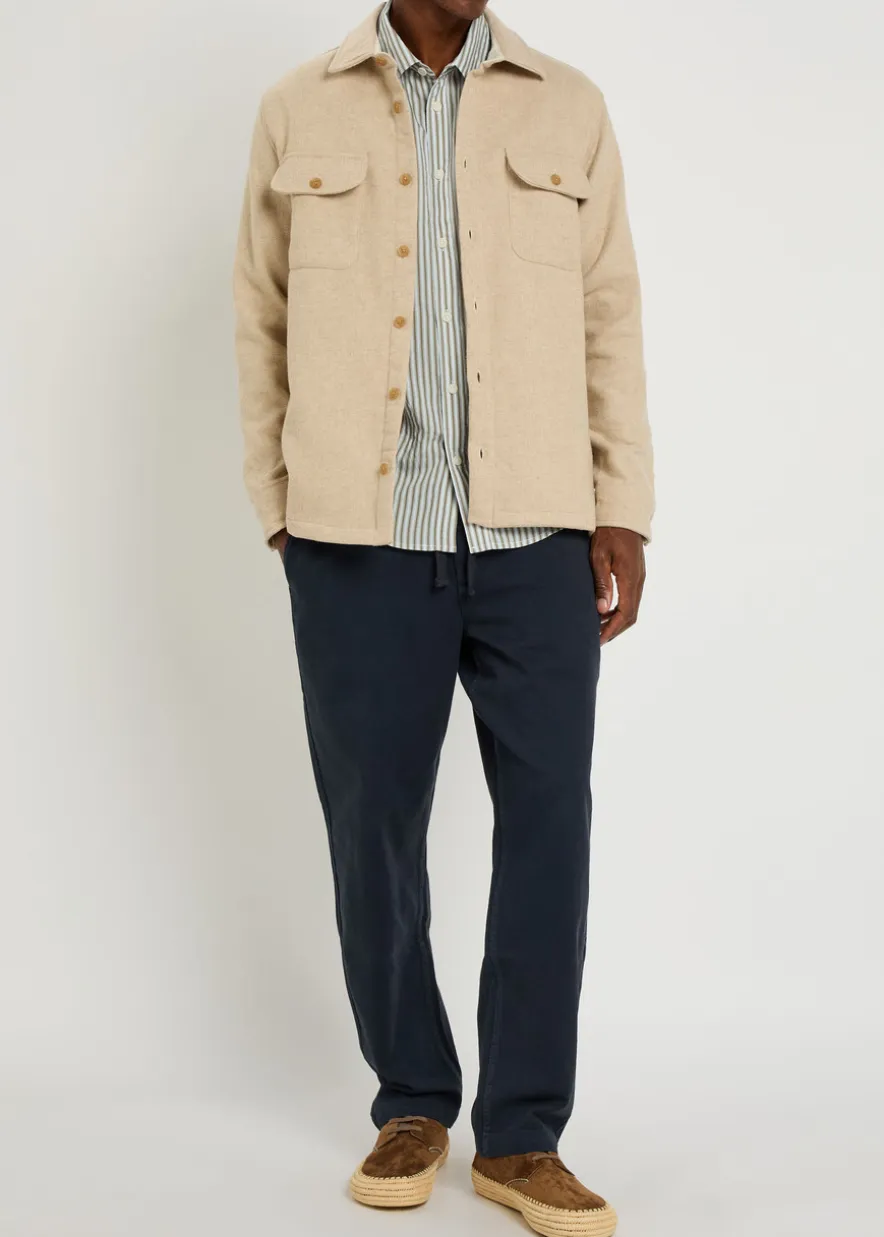 Lomond wool-blend overshirt