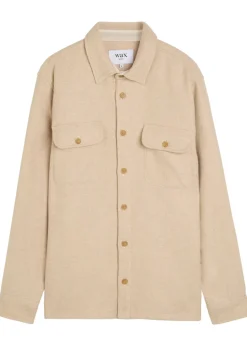 Lomond wool-blend overshirt