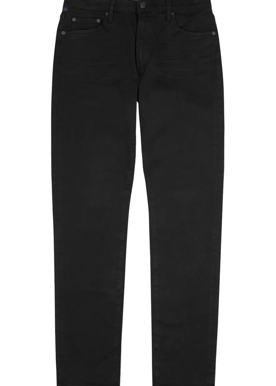London black slim-leg jeans