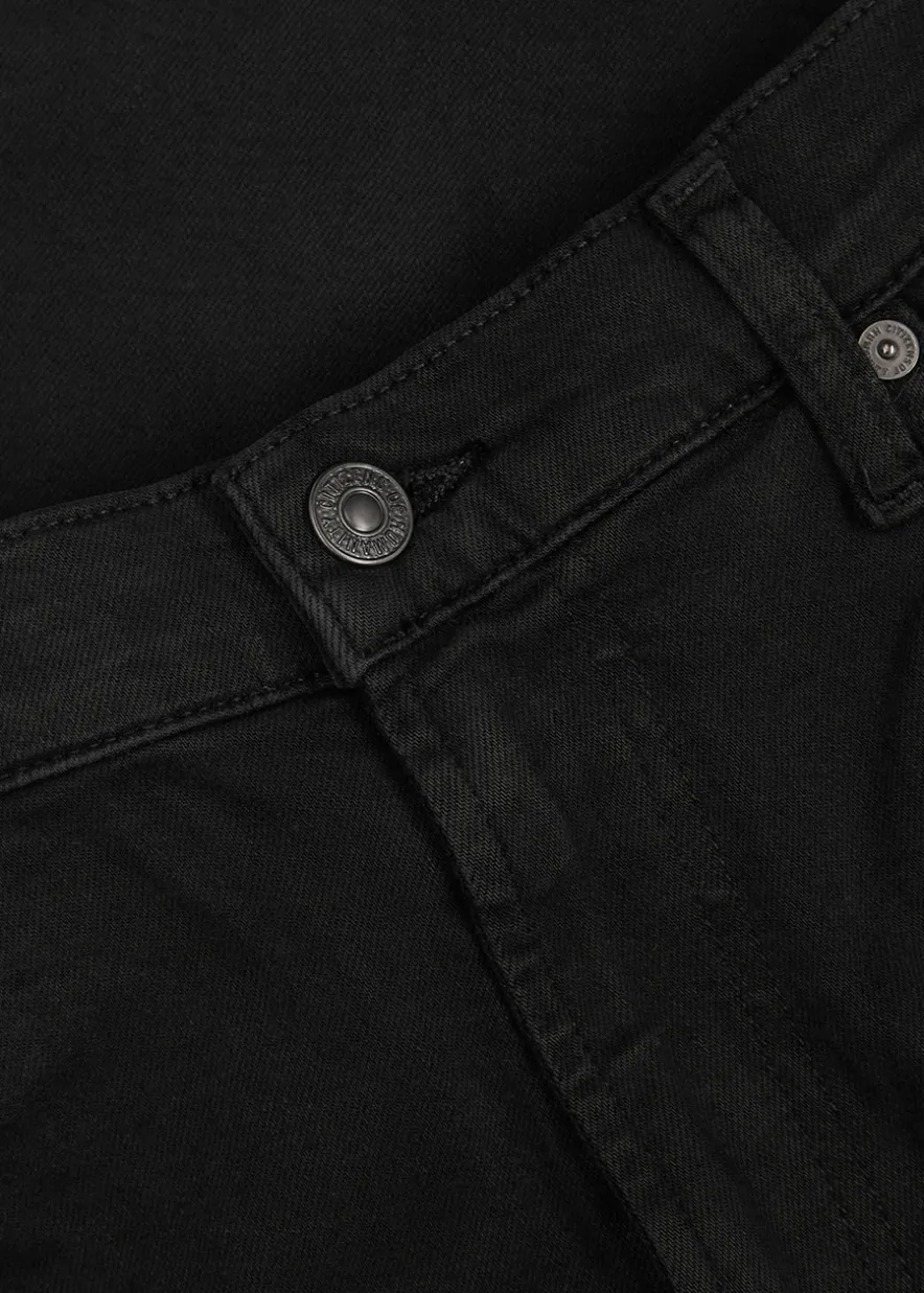 London black slim-leg jeans