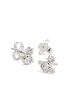 London crystal-embellished orb stud earrings
