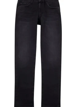 London dark grey slim-leg jeans