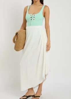 London lace-up swimsuit