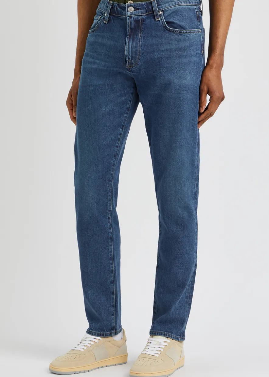 London slim tapered-leg jeans
