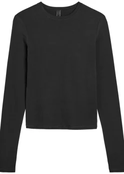 Long sleeve cotton-jersey T-shirt