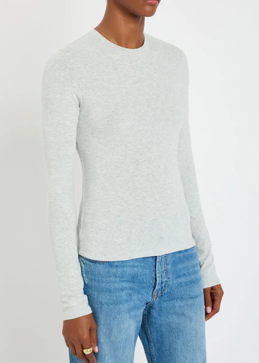 Long sleeve cotton-jersey T-shirt
