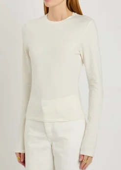 Long sleeve cotton-jersey T-shirt