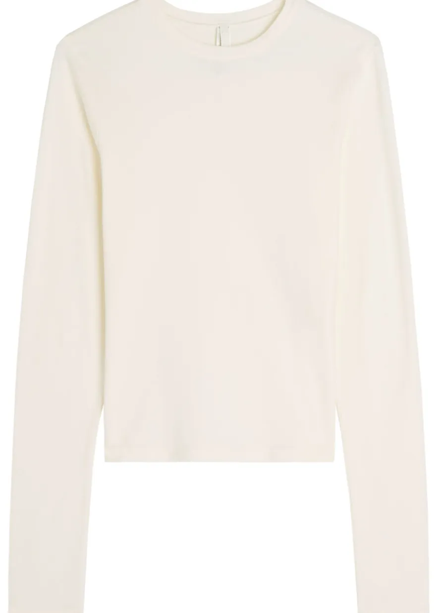 Long sleeve cotton-jersey T-shirt