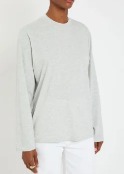 Long sleeve modal-blend T-shirt