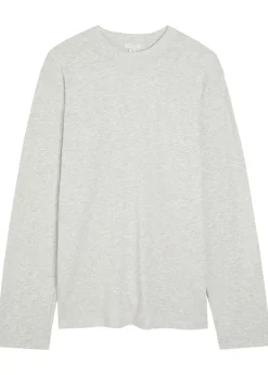 Long sleeve modal-blend T-shirt