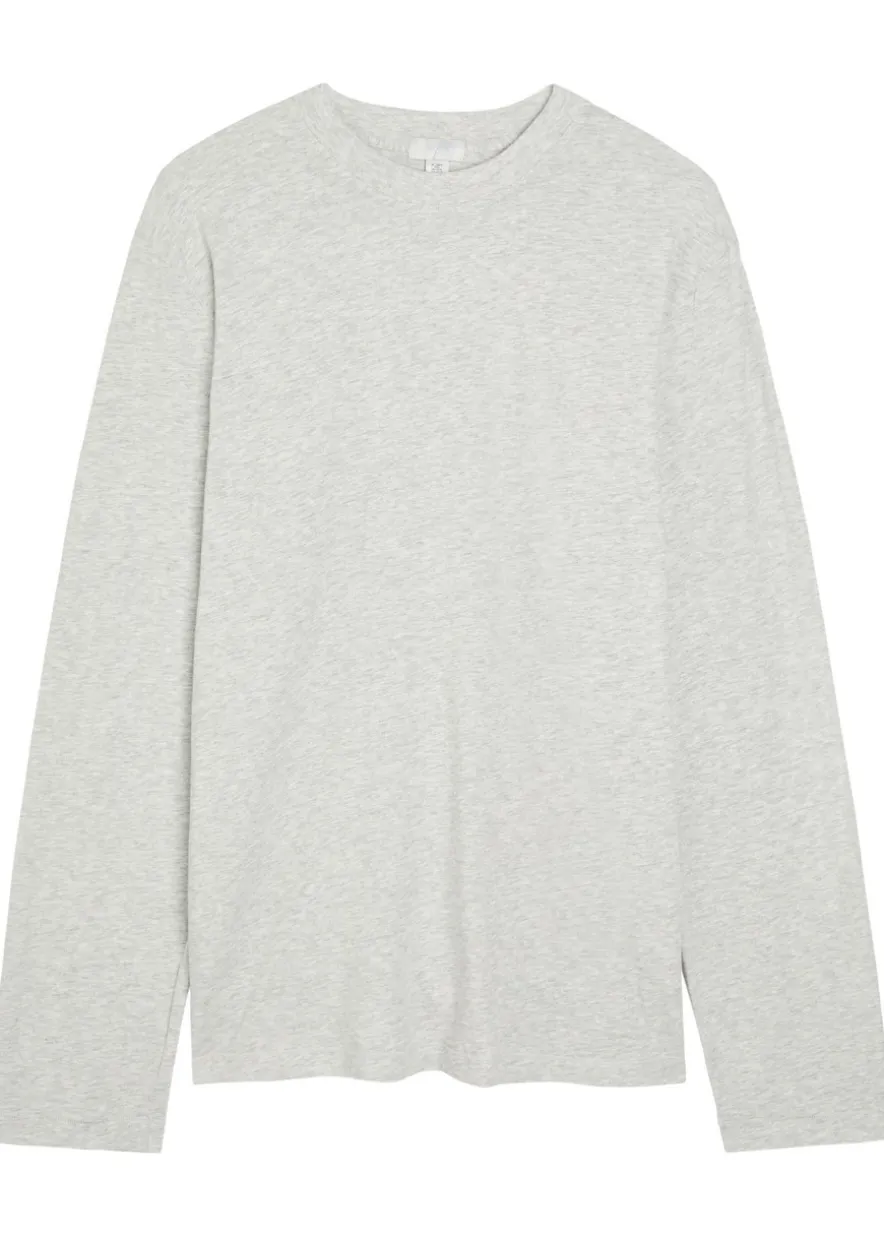 Long sleeve modal-blend T-shirt