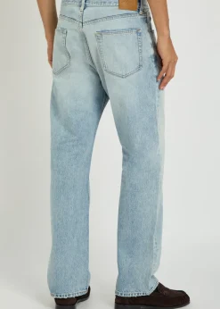 Loose straight-leg jeans