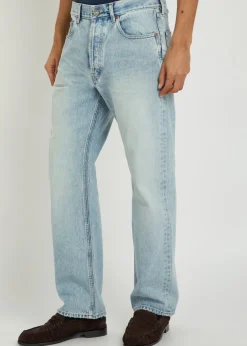 Loose straight-leg jeans