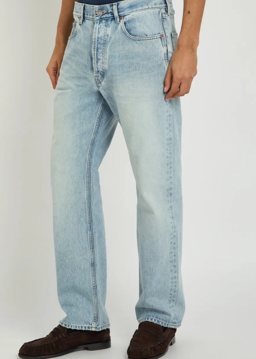 Loose straight-leg jeans