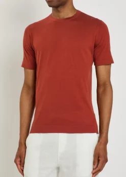 Lorca fine-knit cotton T-shirt