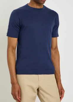 Lorca fine-knit cotton T-shirt