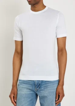 Lorca fine-knit cotton T-shirt