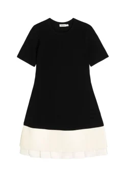 Lorin colour-block knit mini dress