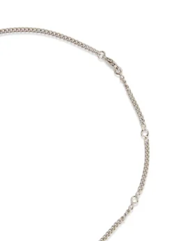 Lotus small palladium-plated necklace