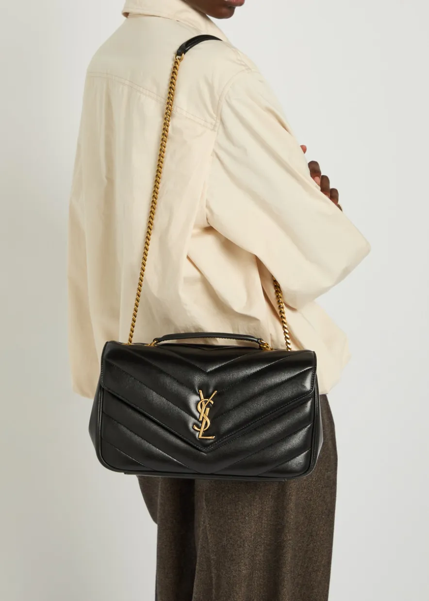Loulou medium quilted leather shoulder bag