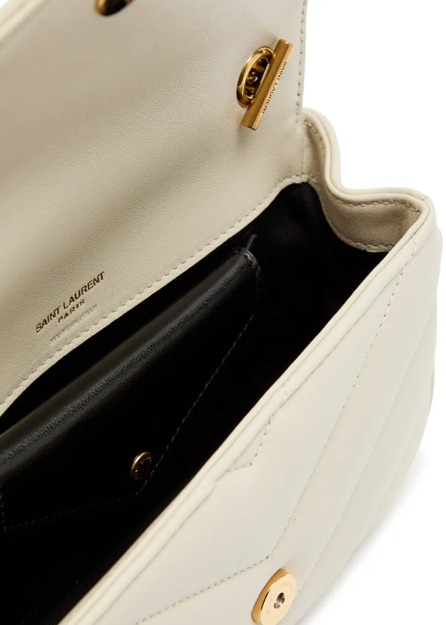 Loulou mini quilted leather shoulder bag
