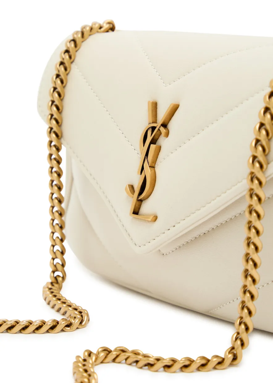 Loulou mini quilted leather shoulder bag