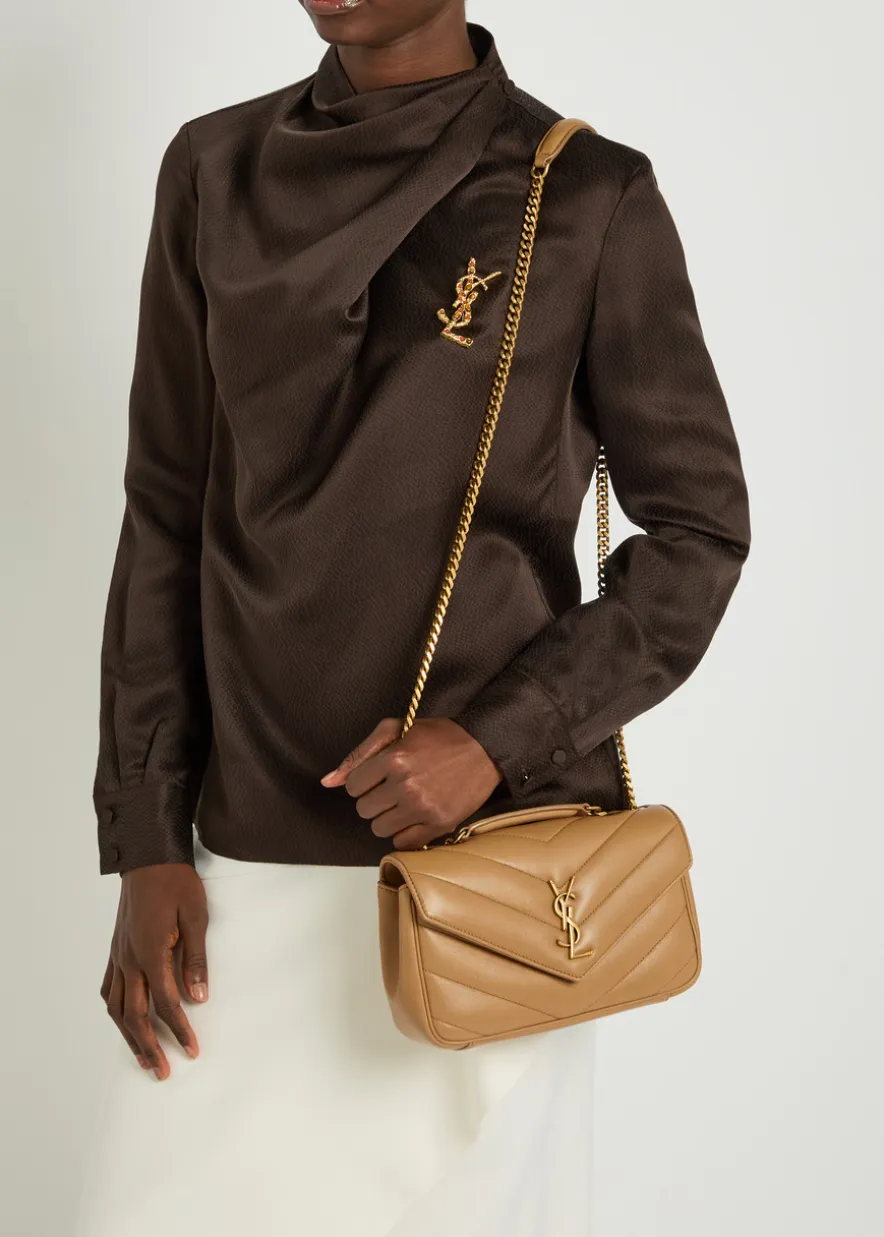 Loulou small quilted leather shoulder bag