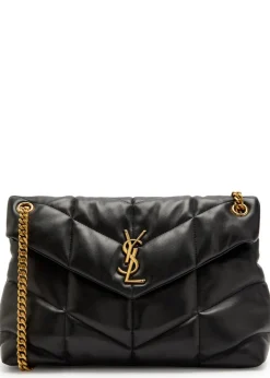 Lou Puffer medium leather shoulder bag