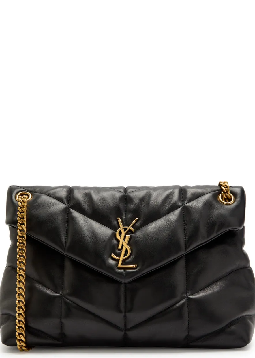 Lou Puffer medium leather shoulder bag
