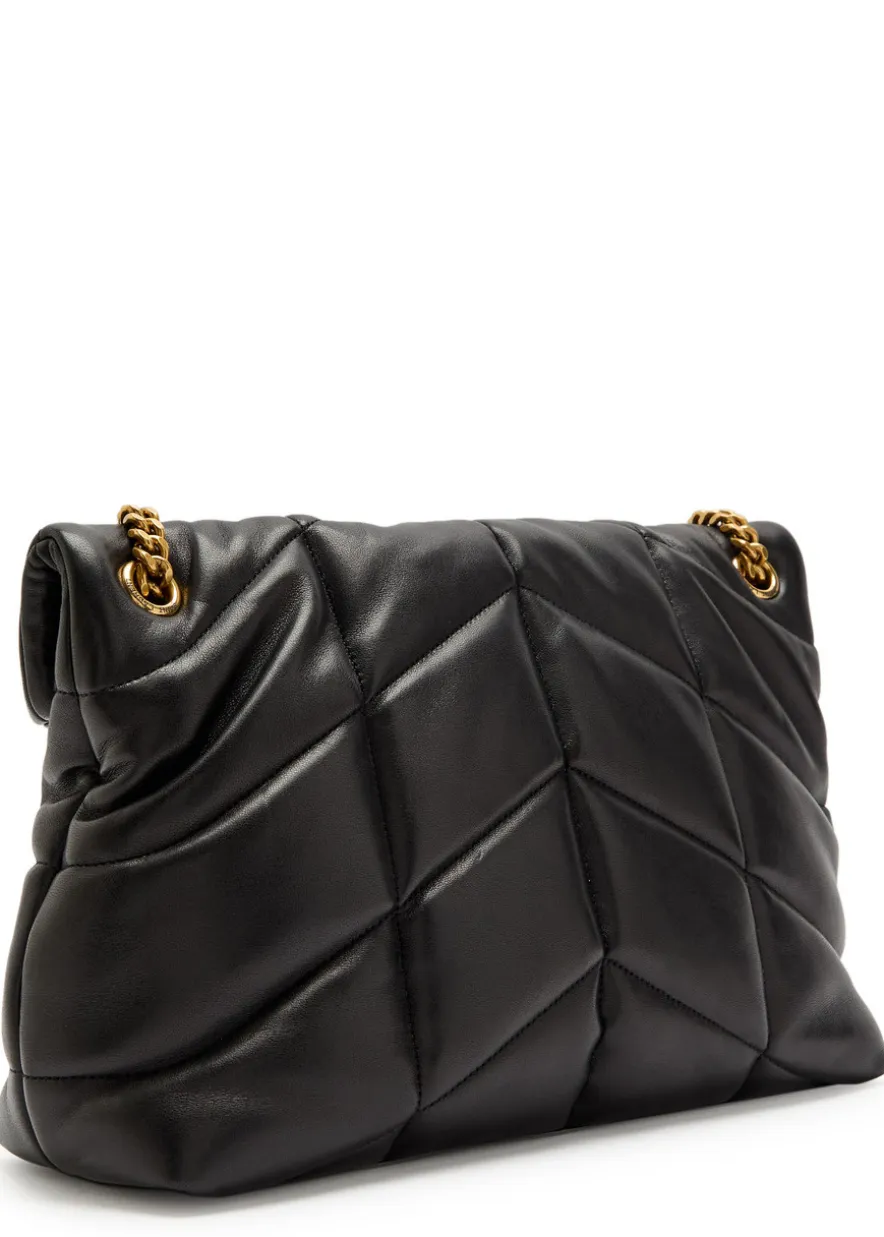 Lou Puffer medium leather shoulder bag