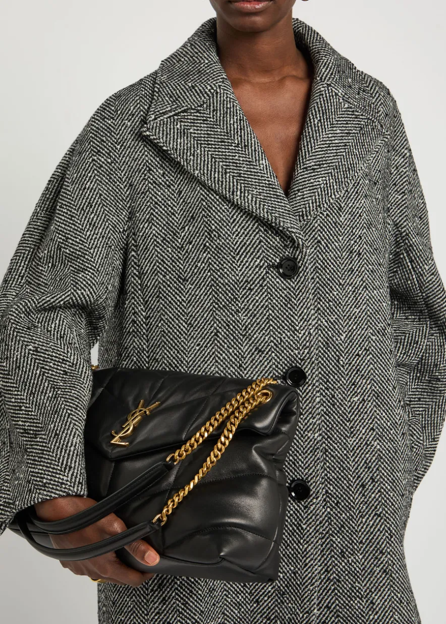 Lou Puffer medium leather shoulder bag