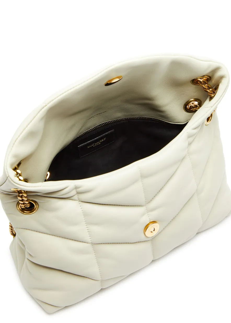 Lou Puffer small leather shoulder bag