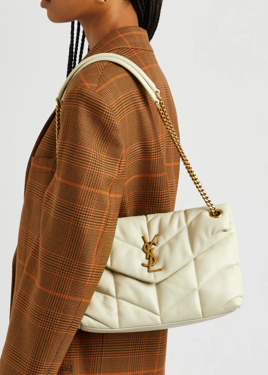 Lou Puffer small leather shoulder bag