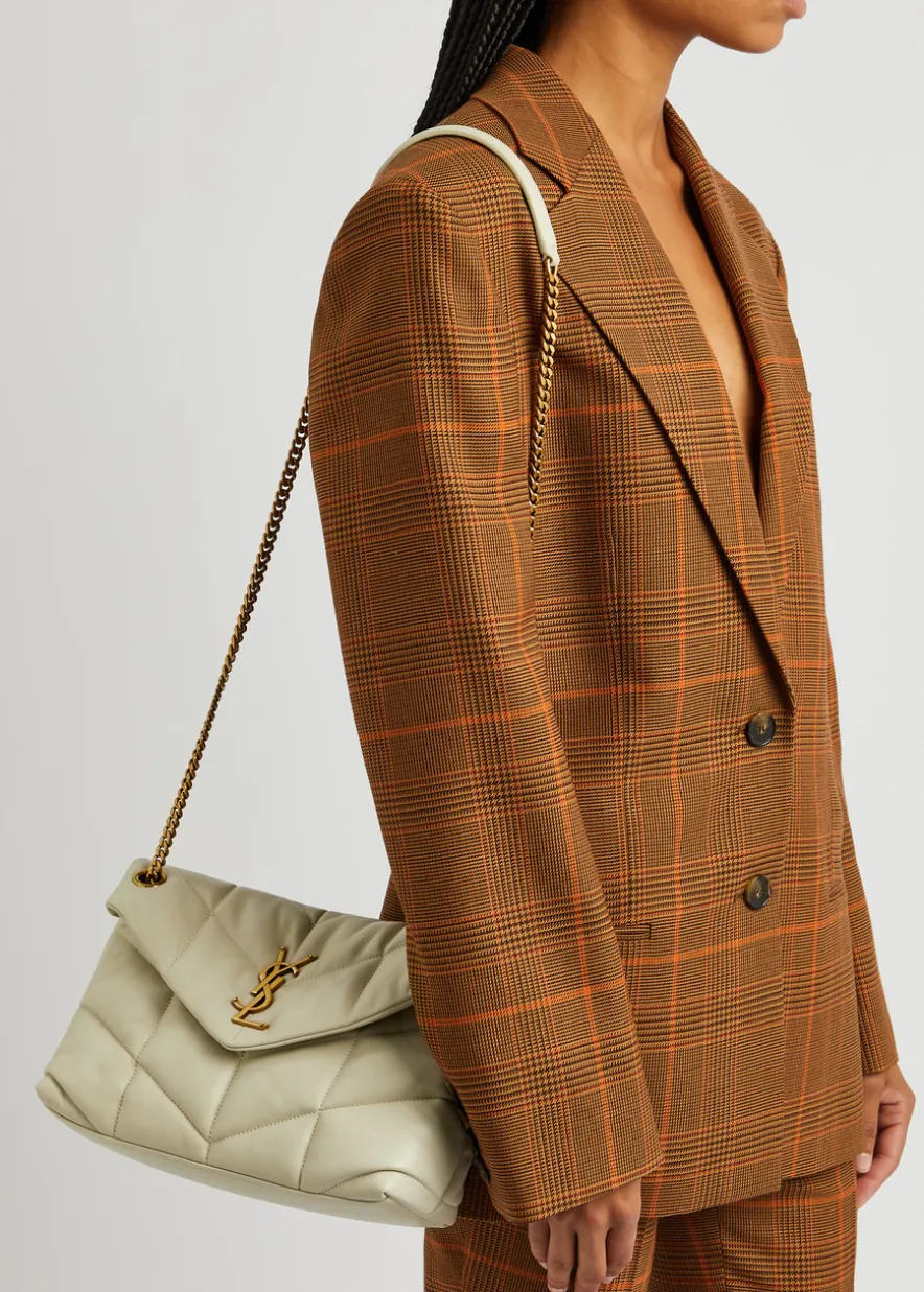 Lou Puffer small leather shoulder bag