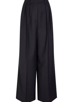 Lou wide-leg woven trousers