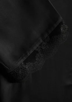 Love Me silk-satin robe