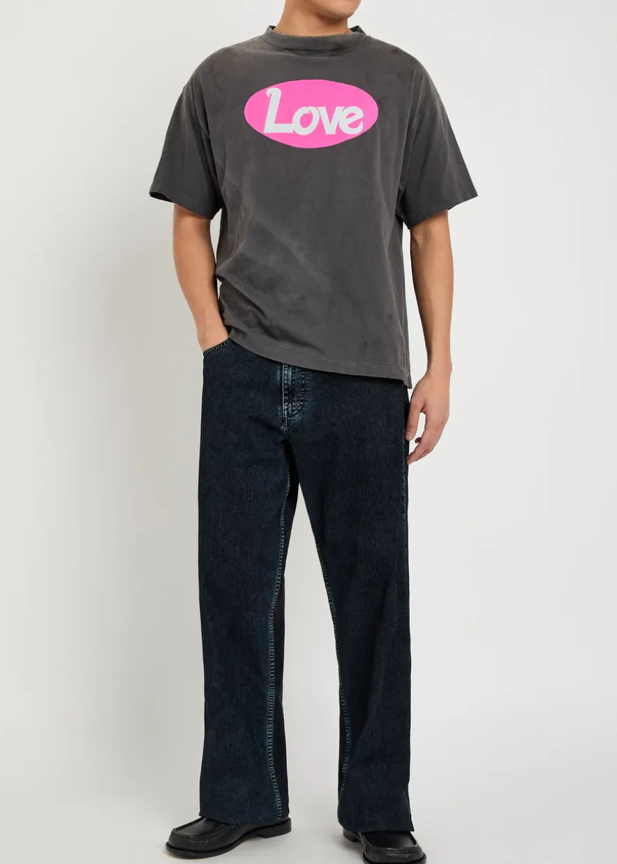 Love printed cotton T-shirt