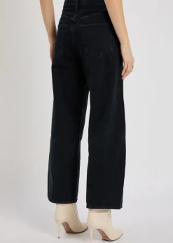 Low Curve barrel-leg jeans
