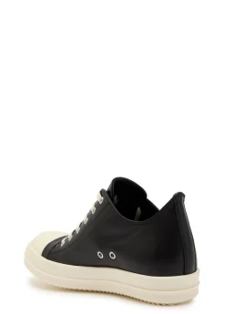 Low leather sneakers