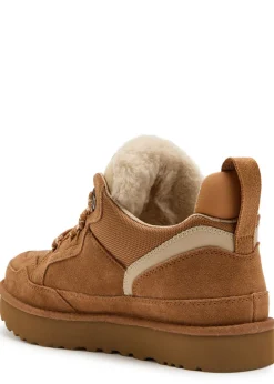 Lowmel panelled suede sneakers
