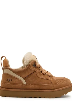 Lowmel panelled suede sneakers