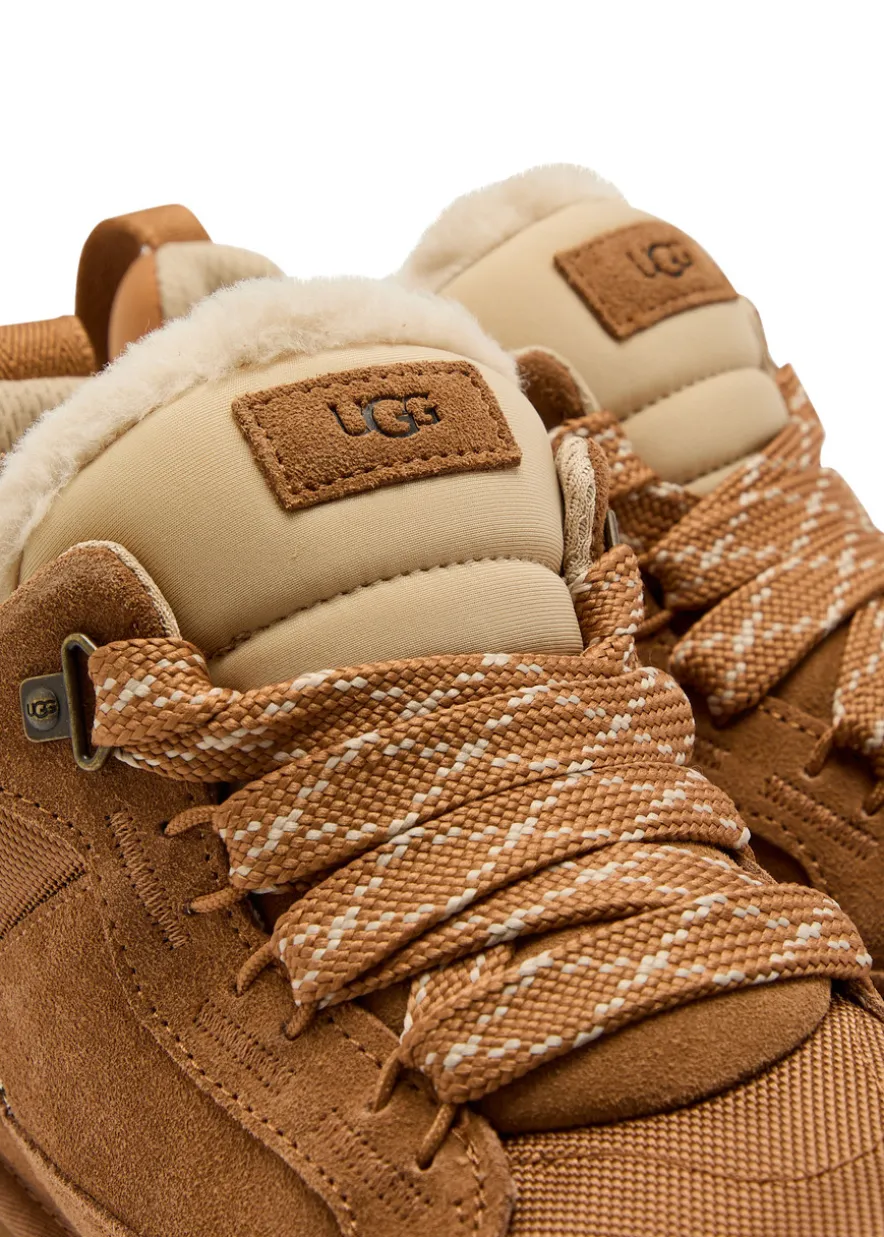 Lowmel panelled suede sneakers