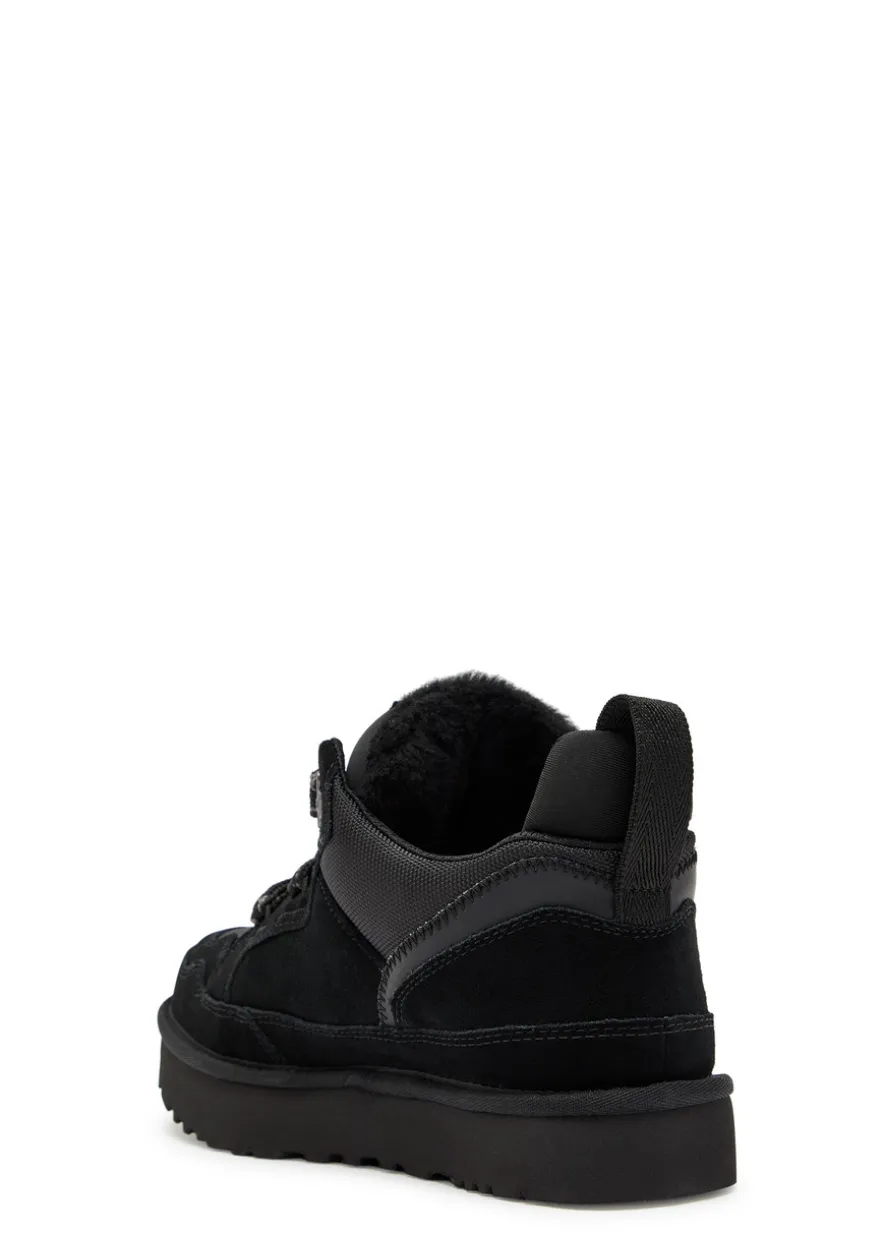 Lowmel panelled suede sneakers