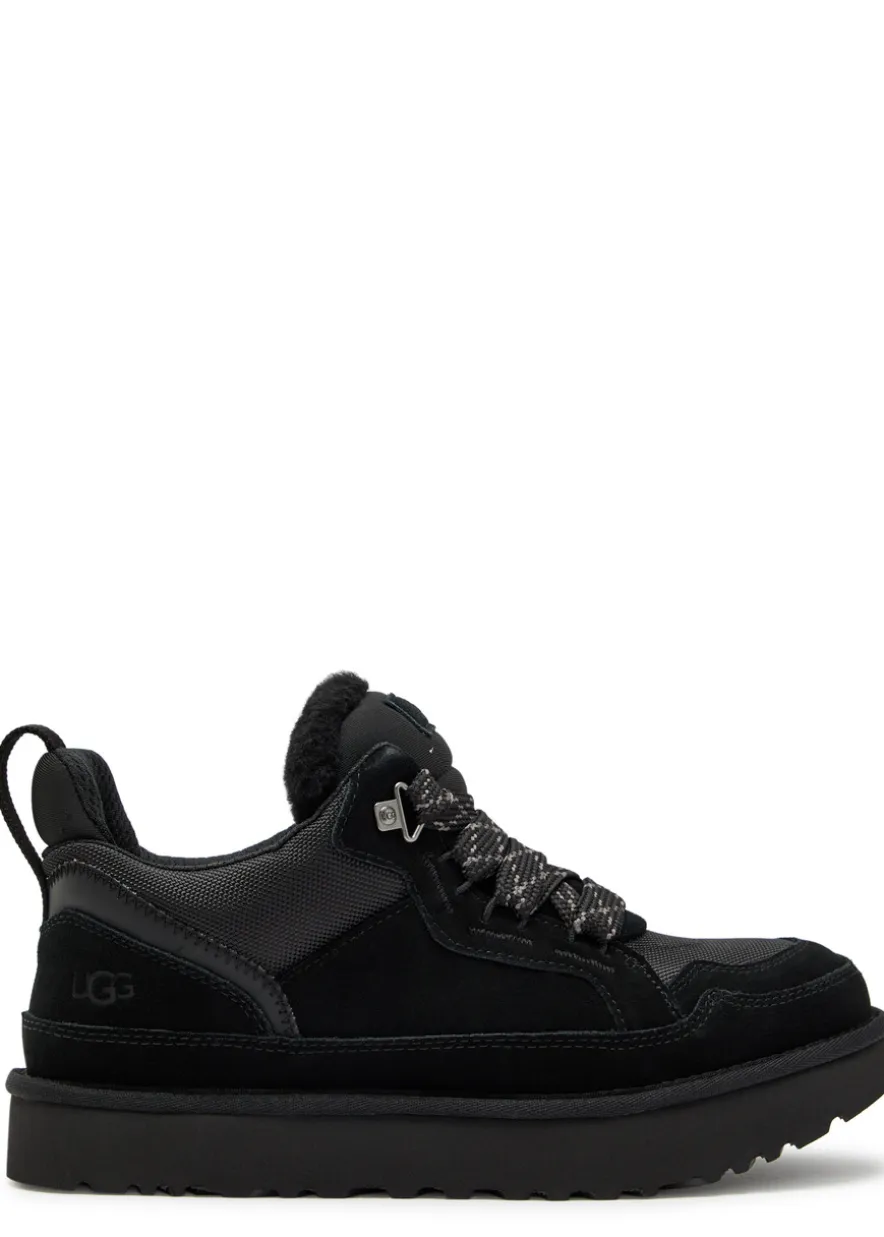 Lowmel panelled suede sneakers